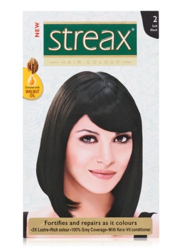 Streax Hair Colour - 2 Soft Black