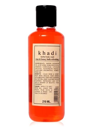 Khadi Rose & Honey Bath Refreshing Herbal Body Wash