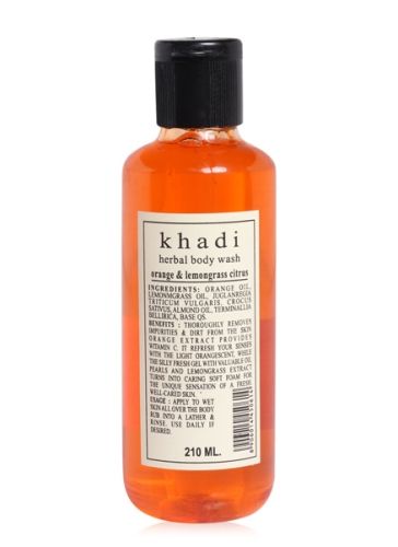 Khadi Orange & Lemongrass Citrus Herbal Body Wash