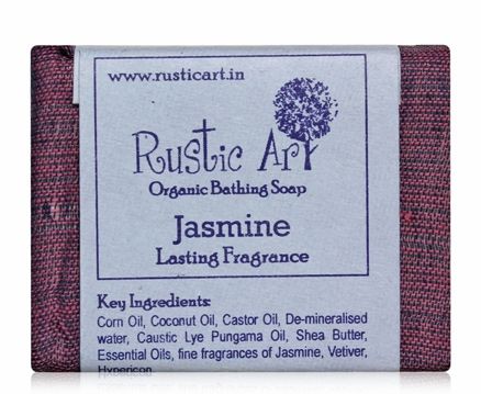 Rustic Art Organic Bathing Soap - Jasmine