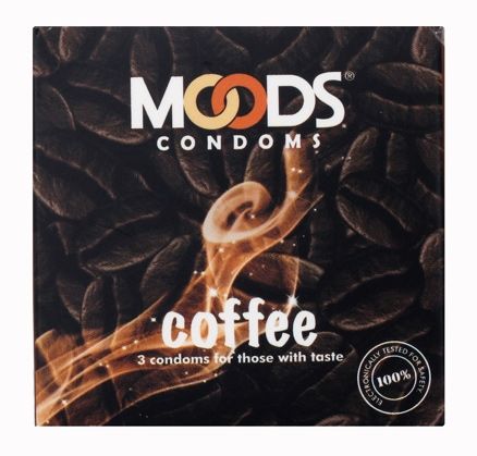 Moods Coffee Condom - Pack of 3