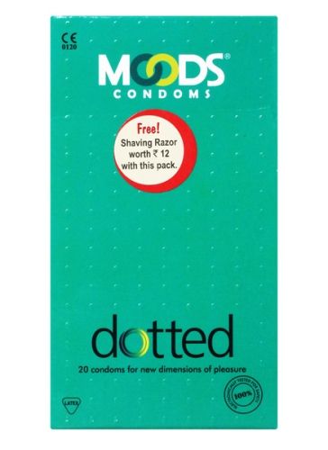 Moods Dotted Condoms - Pack of 20