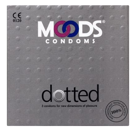 Moods Dotted Condoms - Pack of 3