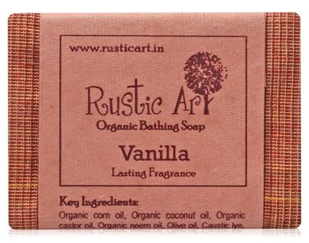 Rustic Art Vanilla Organic Bathing Soap