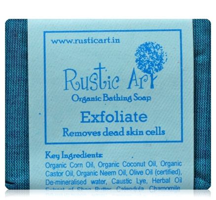 Rustic Art Exfoliate Organic Bathing Soap