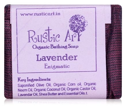Rustic Art Lavender Organic Bathing Soap