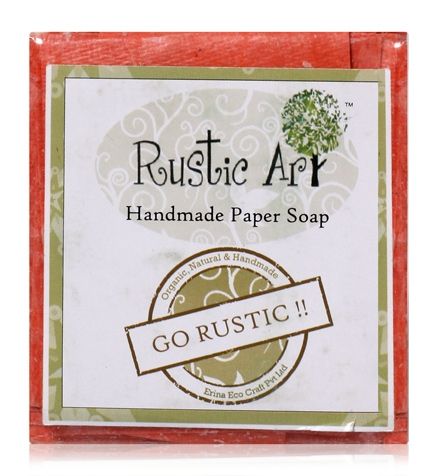 Rustic Art Handmade Paper Soap