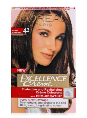L''Oreal Paris Excellence Creme Hair Color - 43 Gold Caramel