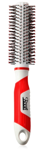 Roots Hair Brush - Red & White