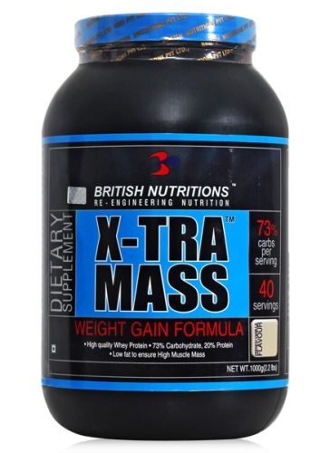 British Nutritions X-Tra Mass - Vanilla