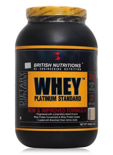 British Nutritions Whey Platinum Standard - Vanilla