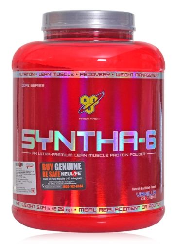 BSN Syntha 6 Ultra Premium Lean Muscle Protein Powder - Vanilla Ice Cream