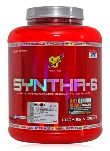 BSN Syntha 6 Ultra Premium Lean Muscle Protein Powder - Cookies & Cream
