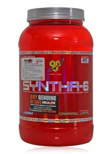 BSN Syntha 6 Ultra Premium Lean Muscle Protein Powder - Caramel Latte