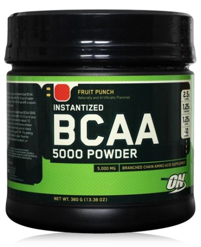 Optimum Nutritions Instantized BCAA 5000 Powder - Fruit Punch