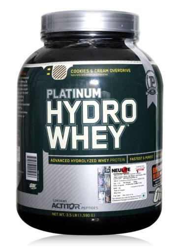 Optimum Nutritions Platinum Hydro Whey - Cookies & Cream Overdrive