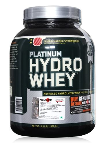 Optimum Nutritions Platinum Hydrowhey - Supercharged Strawberry