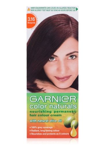 Garnier Color Naturals Nourshing Permanent Hair Color Cream - 3.16 Burgundy