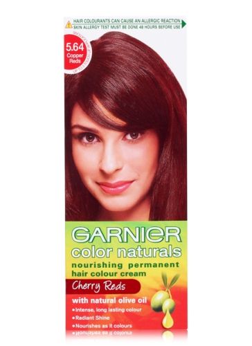 Garnier Color Naturals Nourshing Permanent Hair Color Cream - 5.64 Copper Reds