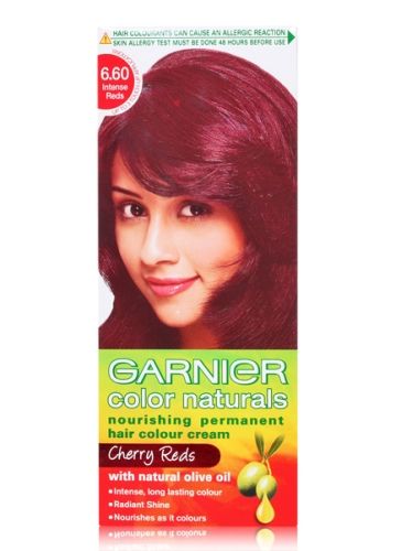 Garnier Color Naturals Nourshing Permanent Hair Color Cream - 6.60 Intense Reds