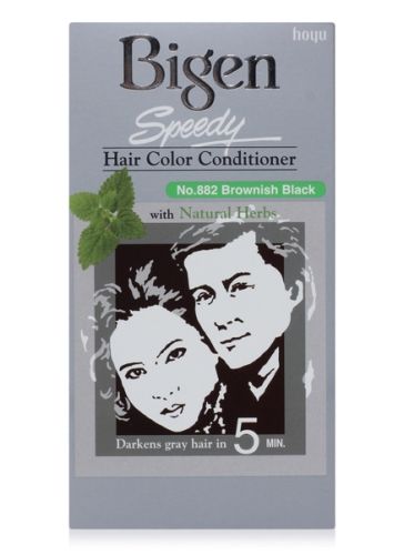 Bigen Speedy Hair Color Conditioner - 882 Brownish Black