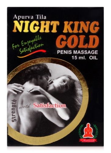 Mahaved Apurva Tila Night King Gold Penis Massage Oil