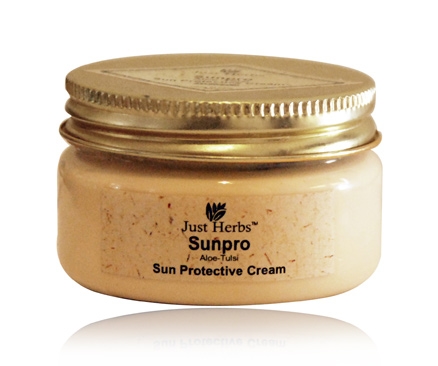 Just Herbs-Sunpro Aloe - Tulsi Sun Protective Cream