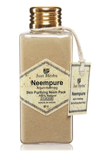 Just Herbs Neempure Arjun - Nutmeg Skin Purifying Neem Pack