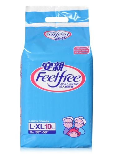 FeelFree Adult Diapers - Pack of 10
