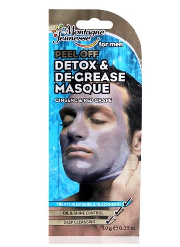 Montagne Jeunesse Detox & De-Grease Peel Off Mask - For Men