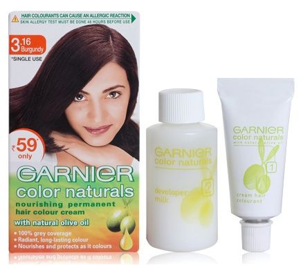 Garnier Color Naturals Nourishing Permanent Hair Color Cream - 3.16 Burgundy