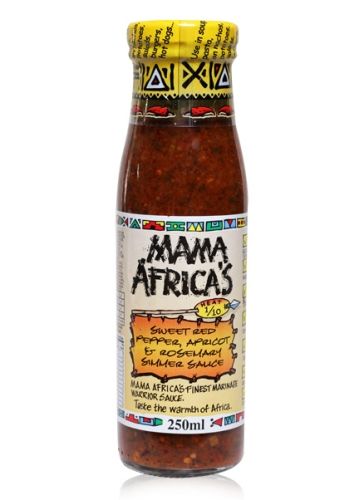 Mama Africa''s - Sweet Red Pepper Apricot & Rosemary Simmer Sauce
