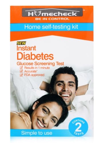 Homecheck Instant Diabetes Glucose Screening Test