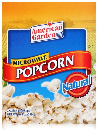 American Garden Natural Microwave Popcorn