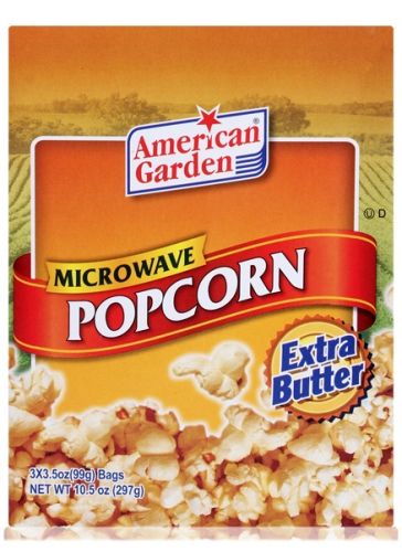 American Garden Microwave Popcorn - Extra Butter