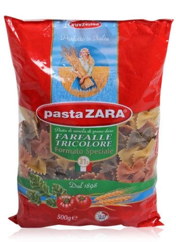 Pasta Zara Farfalle Tricolore
