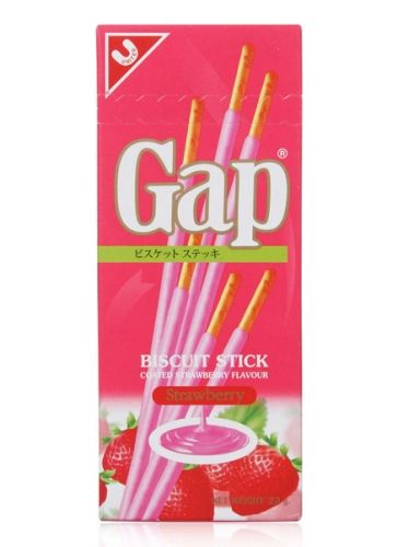 Gap Biscuit Stick Coated Strawberry Flavor