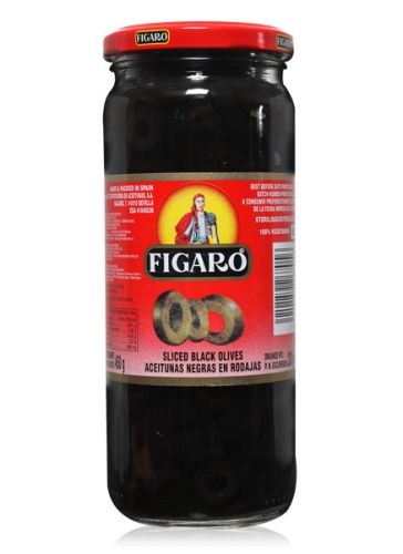 Figaro Sliced Black Olives