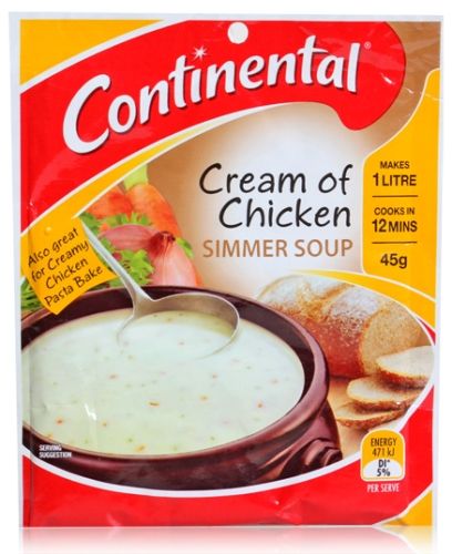 Continental Cream Of Chicken Simmer Soup