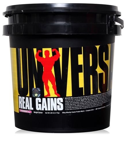 Universal Nutrition Real Gains Weight Gainer - Strawberry Ice cream