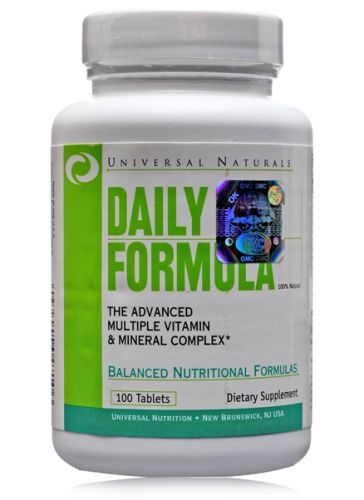 Universal Naturals Daily Formula The Advanced Multiple Vitamin & Mineral Complex
