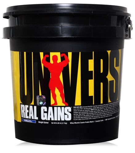 Universal Nutrition Real Gains Weight Gainer - Vanilla Ice Cream