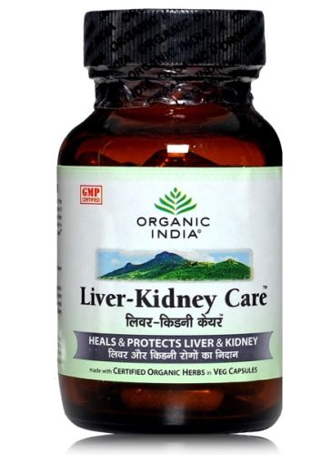 Organic India Liver Kidney Care Capsules
