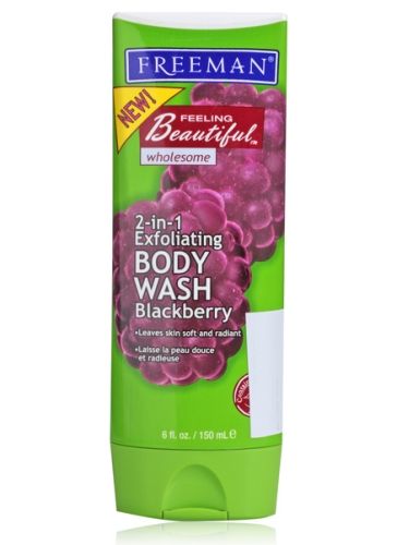 Freeman 2-in-1 Blackberry Exfoliating Body Wash