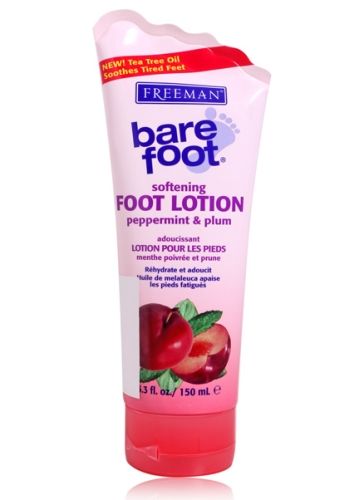 Freeman Bare Foot Peppermint & Plum Softening Foot Lotion