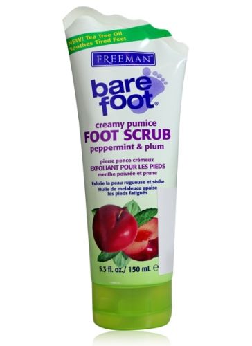 Freeman Bare Foot Creamy Pumice Peppermint & Plum Foot Scrub