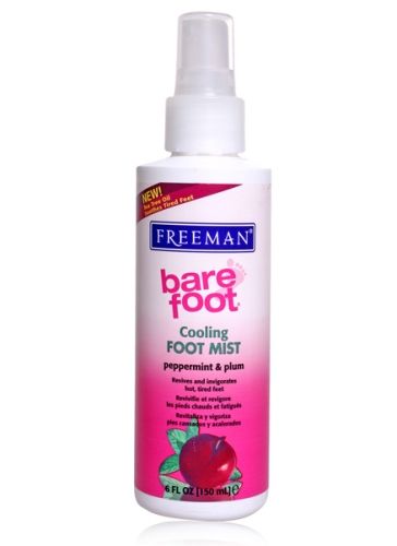 Freeman Bare Foot Cooling Foot Mist - Peppermint & Plum