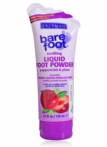Freeman Peppermint & Plum Soothing Liquid Foot Powder