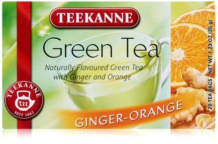 Teekanne Green Tea - Ginger Orange