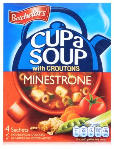 Batchelor''s Minestrone Cup A Soup With Croutons
